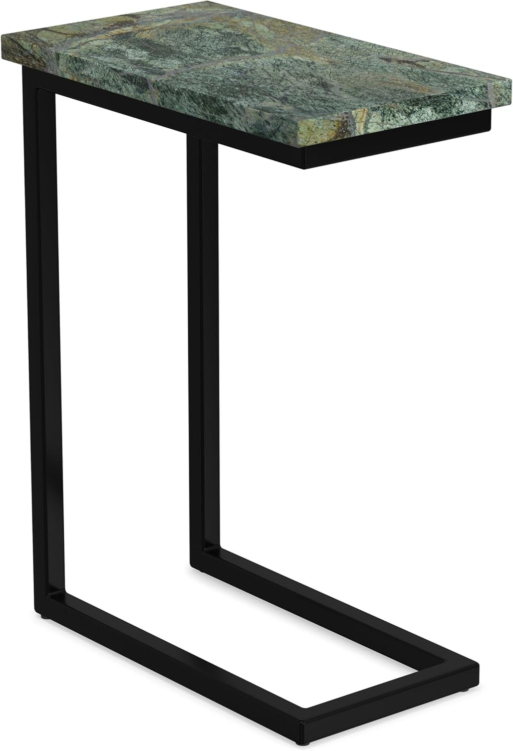 Black Green Marble C-Side Table