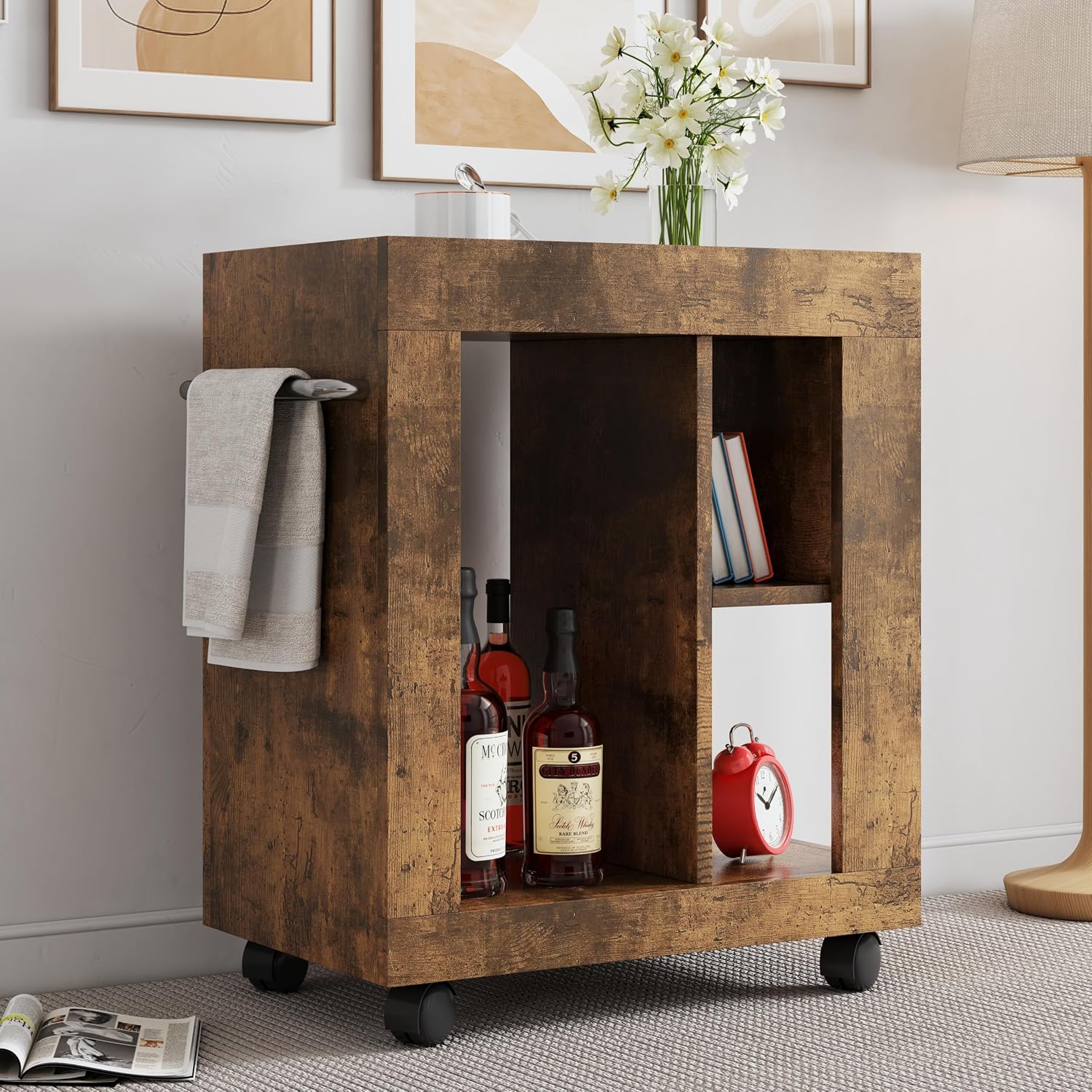 Marble Rolling C-Side Storage Table